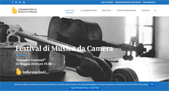 Desktop Screenshot of conservatorioperugia.it